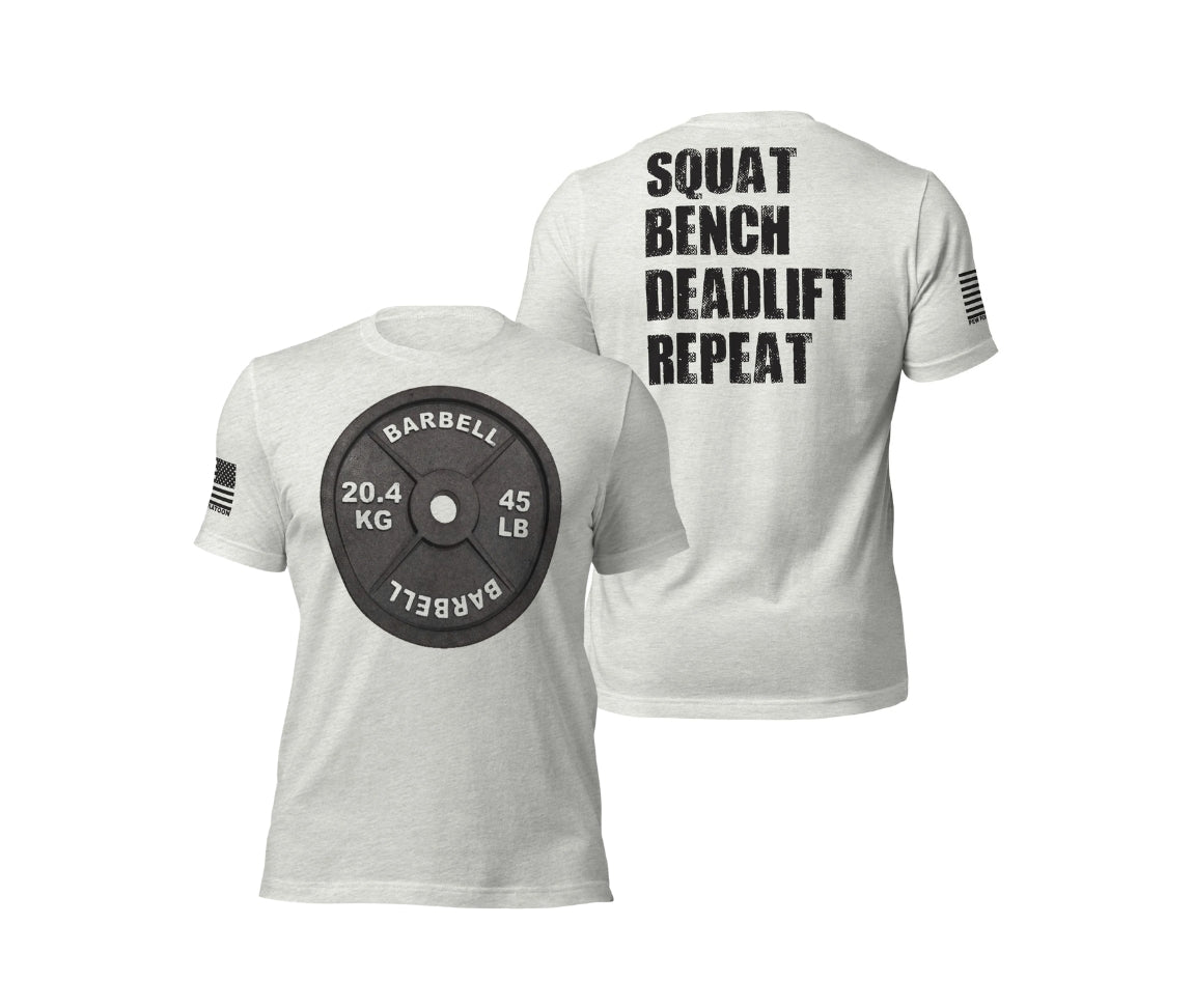 Squat Bench Deadlift Repeat Tee