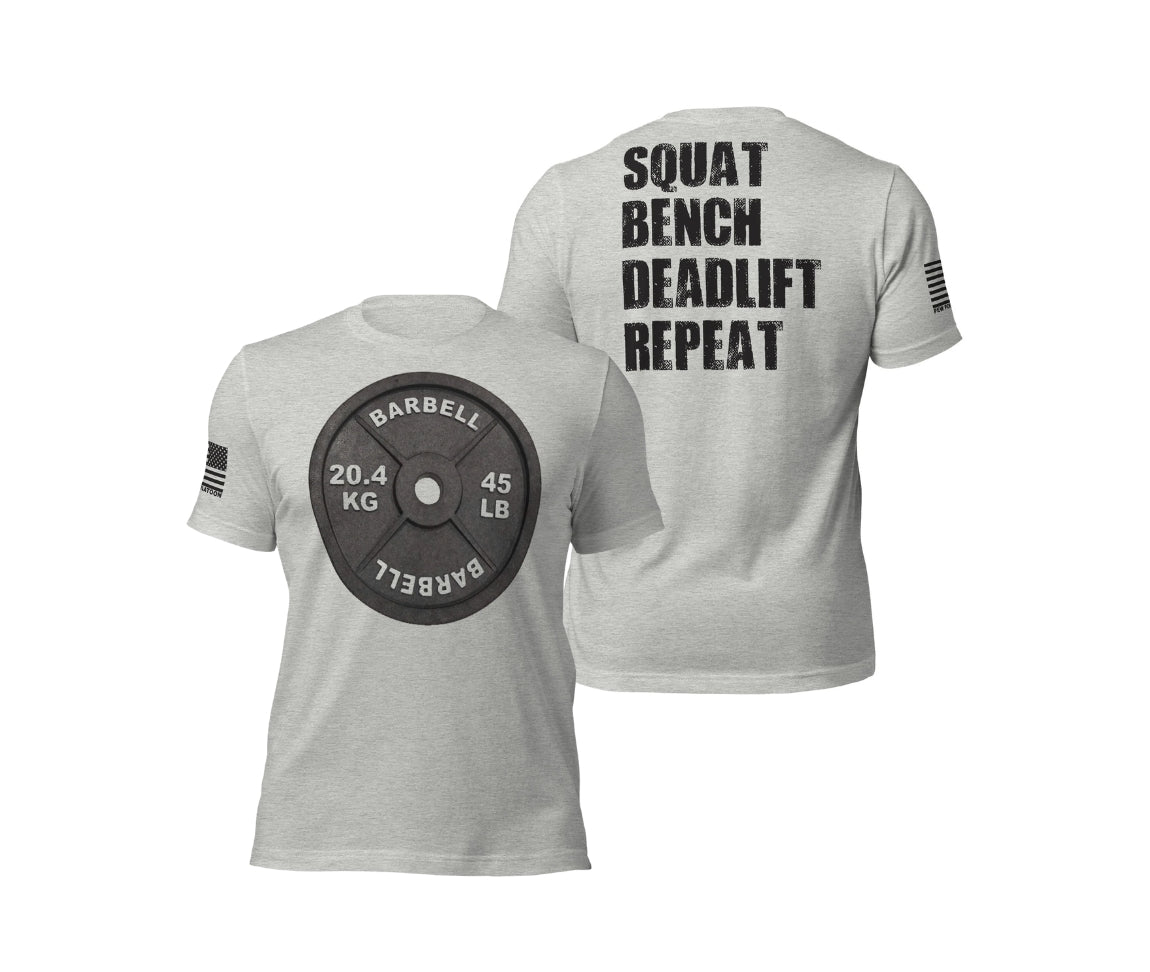 Squat Bench Deadlift Repeat Tee