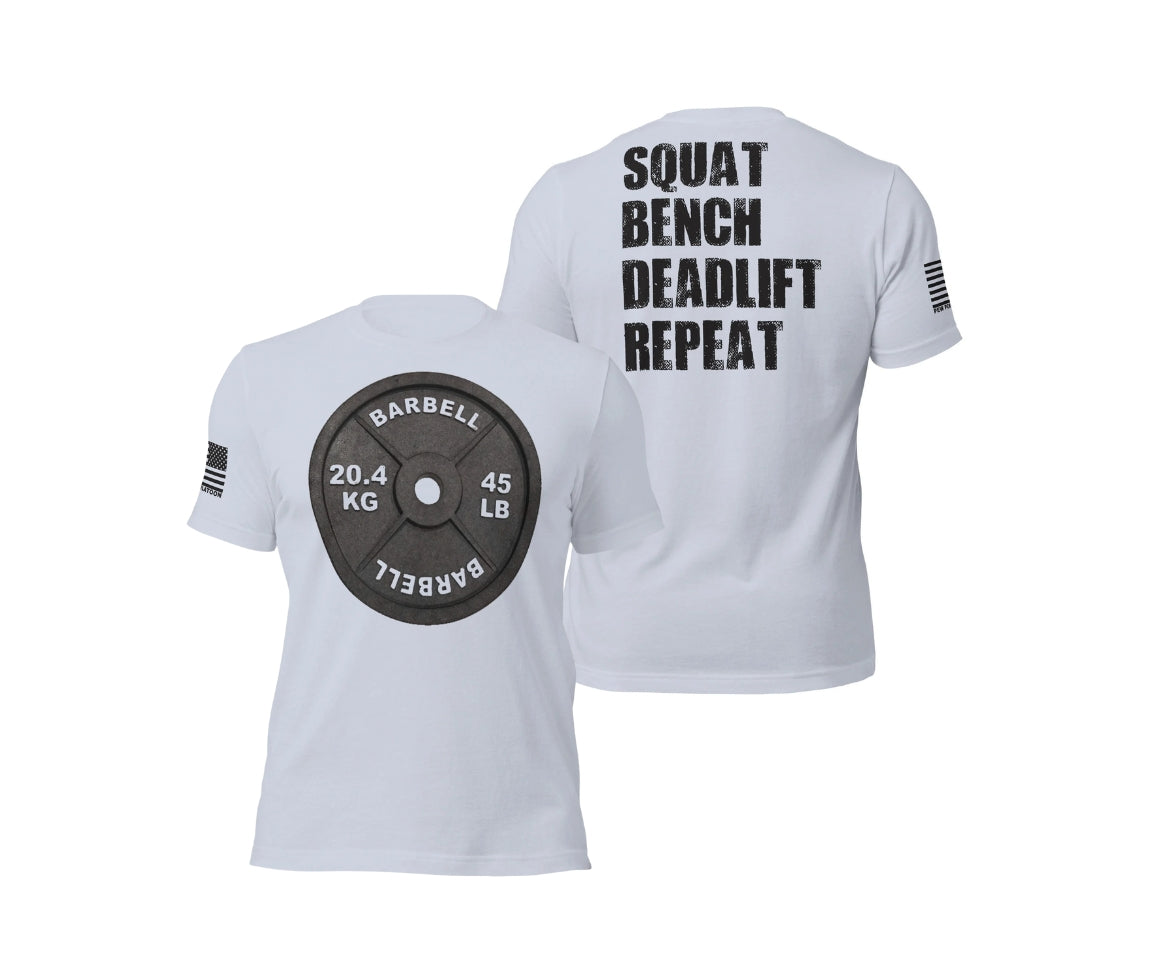 Squat Bench Deadlift Repeat Tee