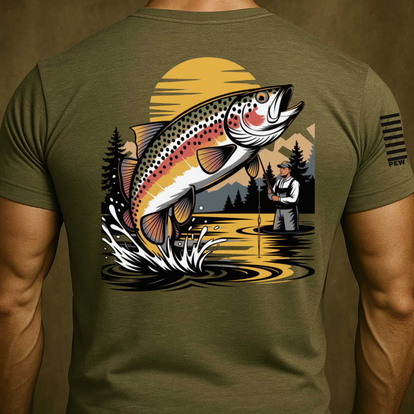 Rainbow Trout Fishing Shirt