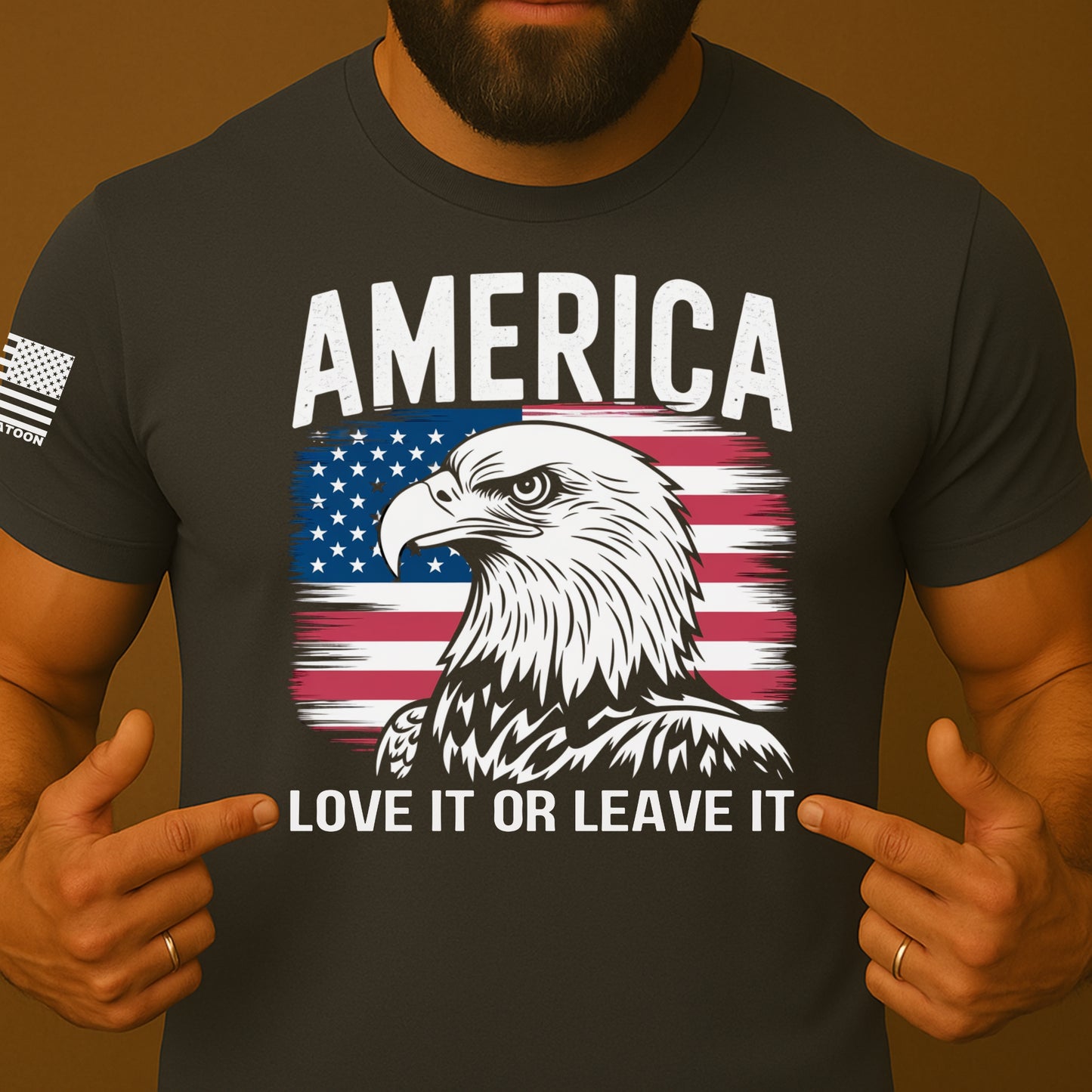 America Love it or Leave it Patriot Shirt