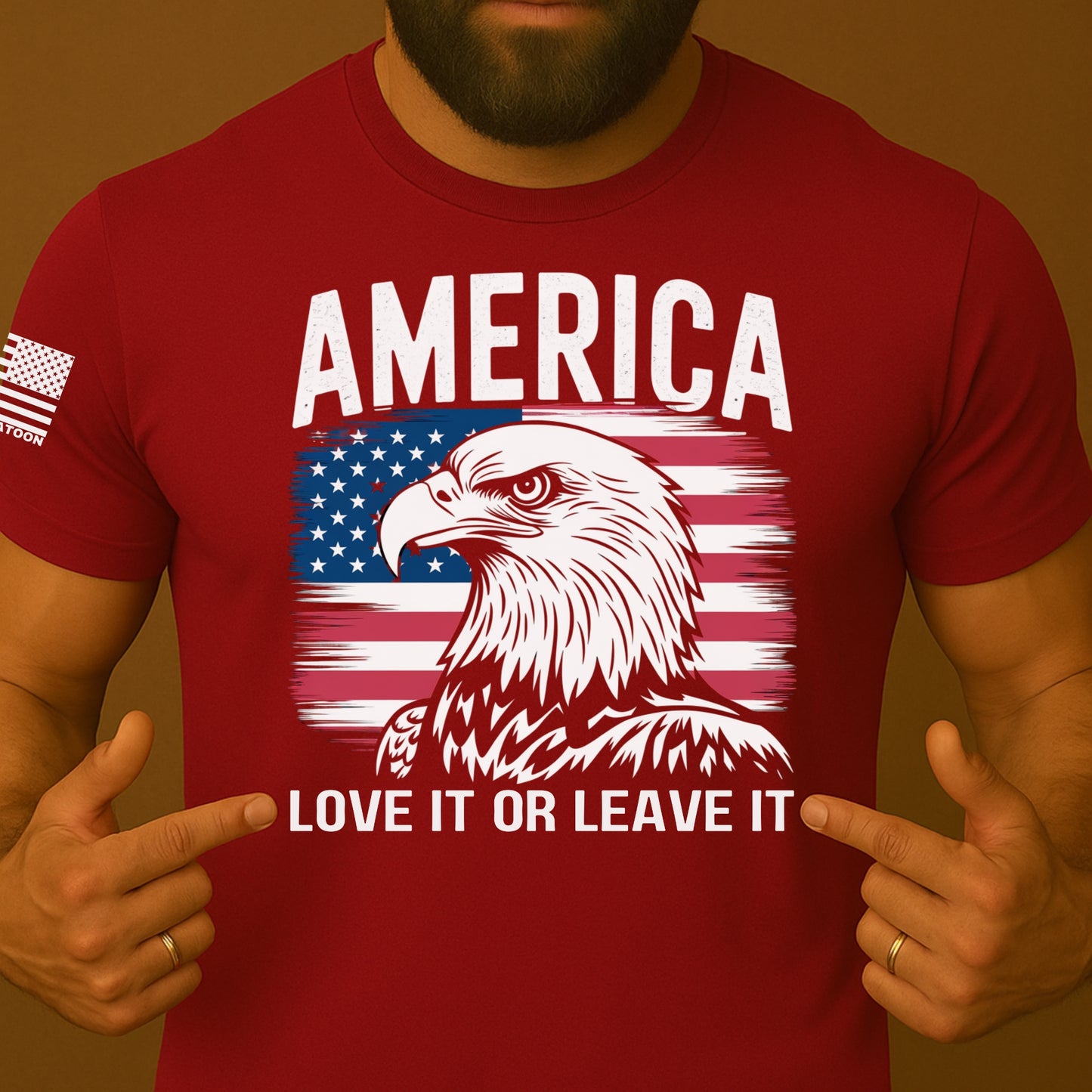 America Love it or Leave it Patriot Shirt