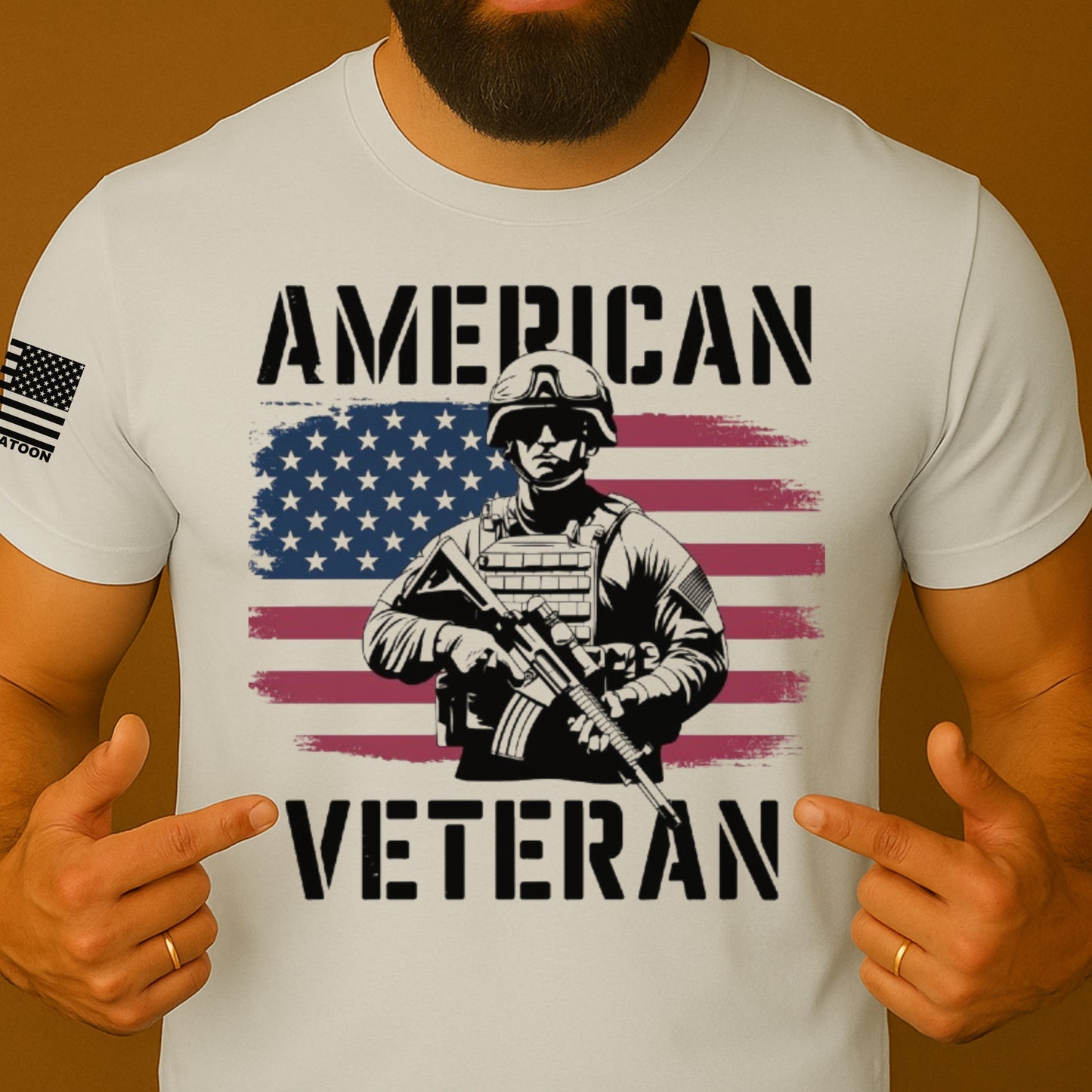 American Veteran US Flag Shirt
