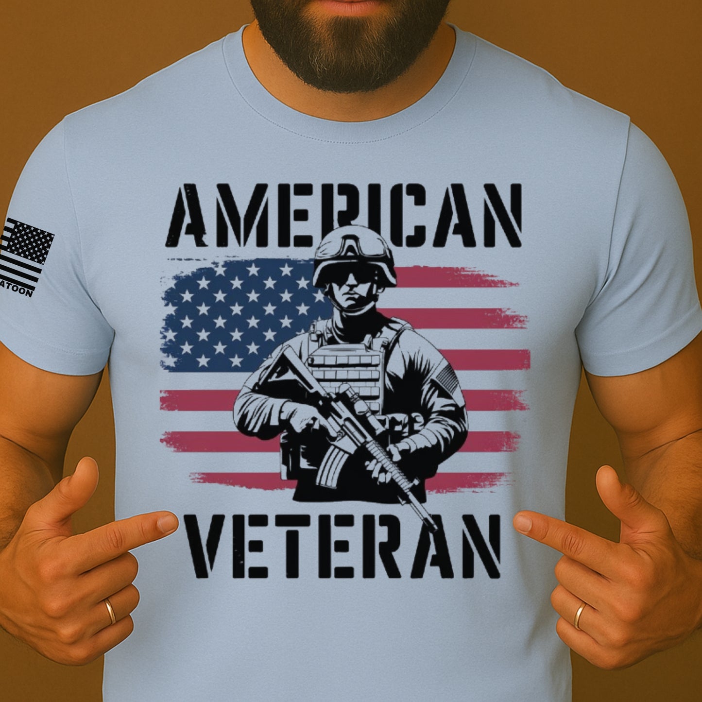 American Veteran US Flag Shirt