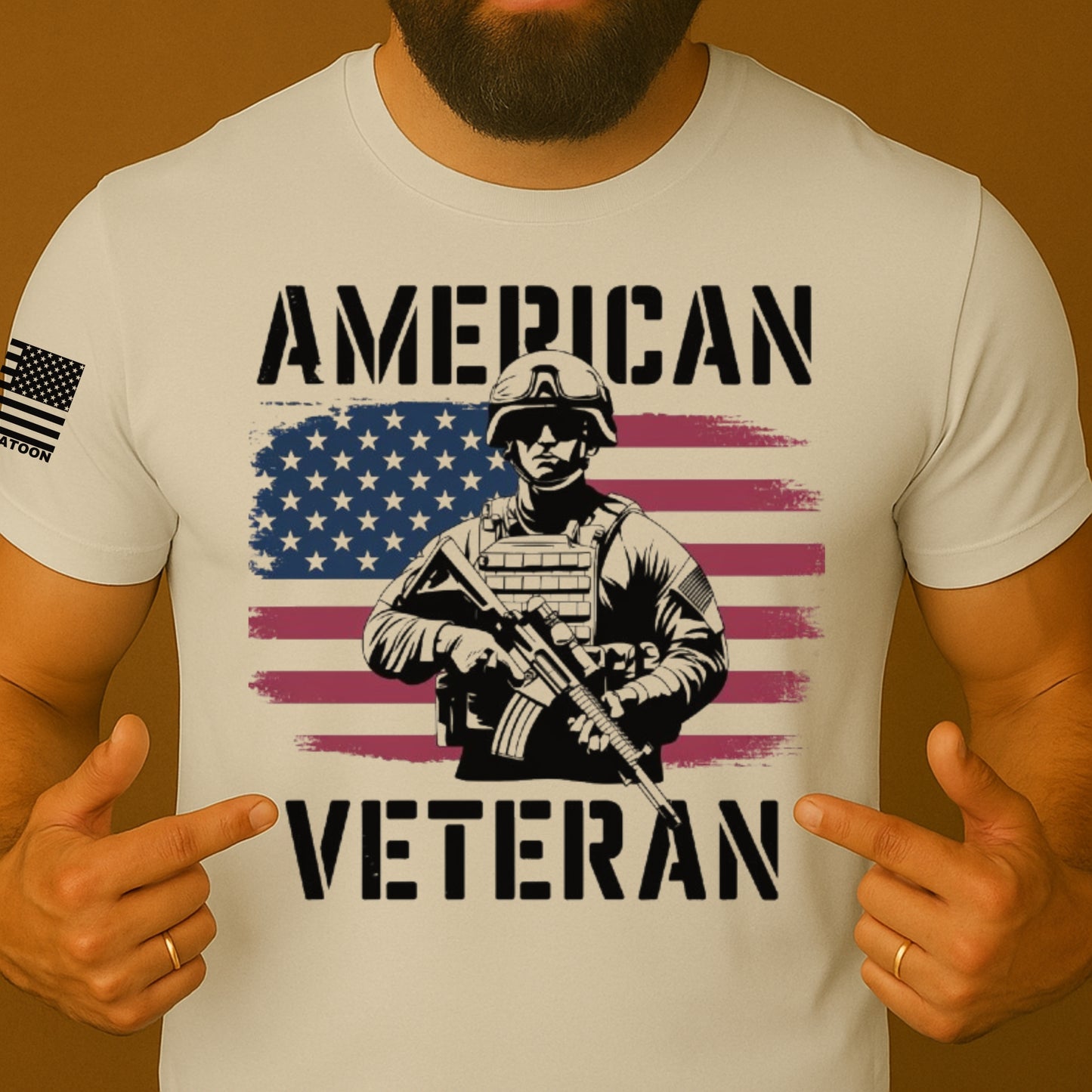 American Veteran US Flag Shirt