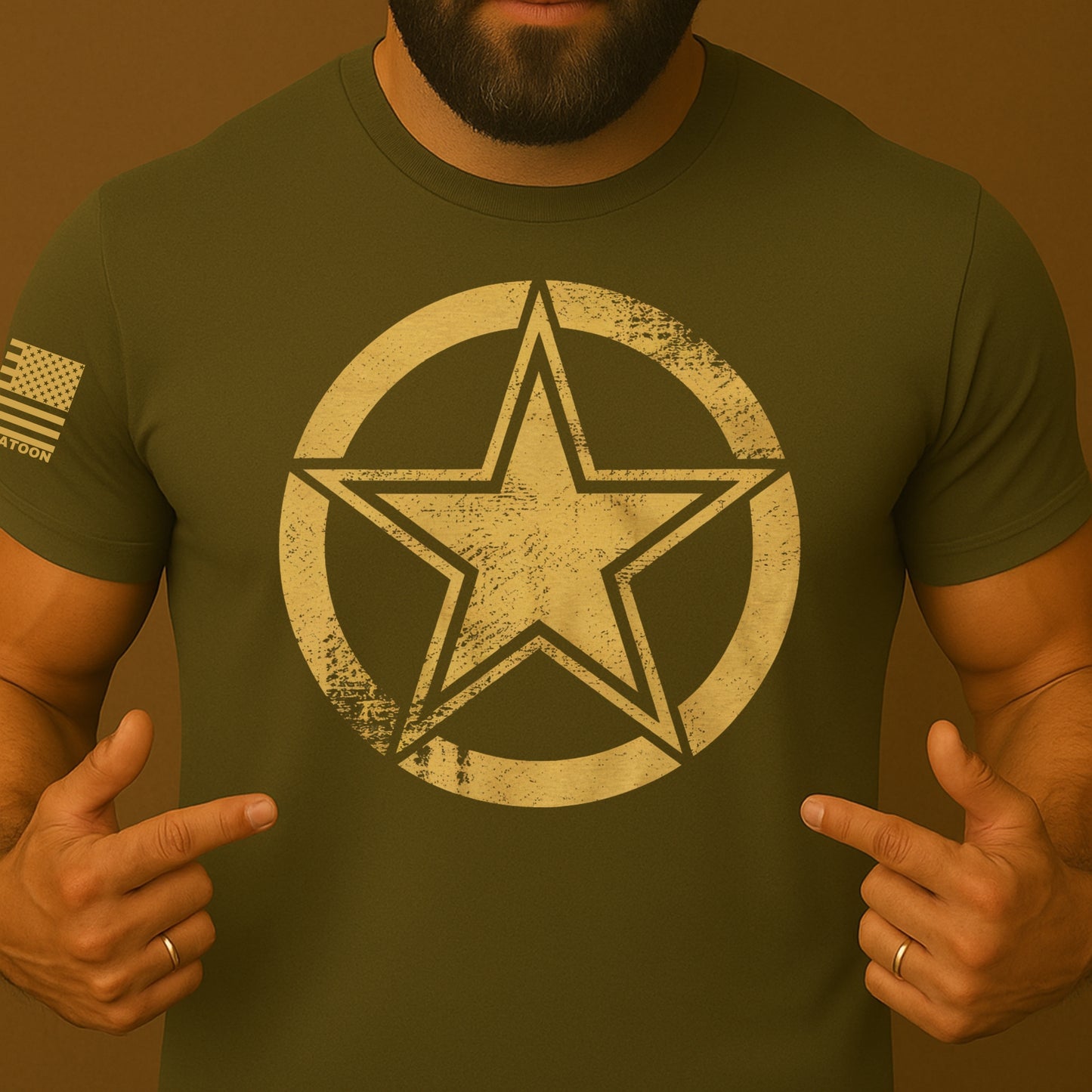 Classic Military Star Shirt