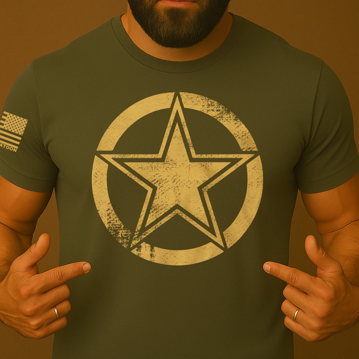 Classic Military Star Shirt
