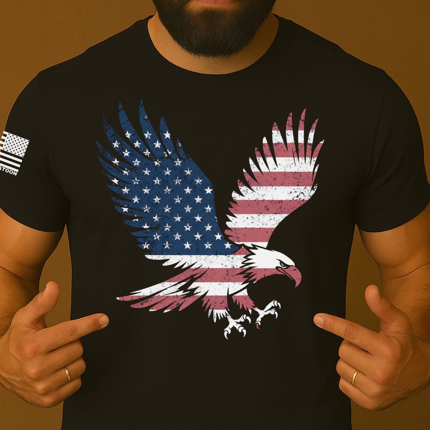 Freedom Eagle American Flag Shirt