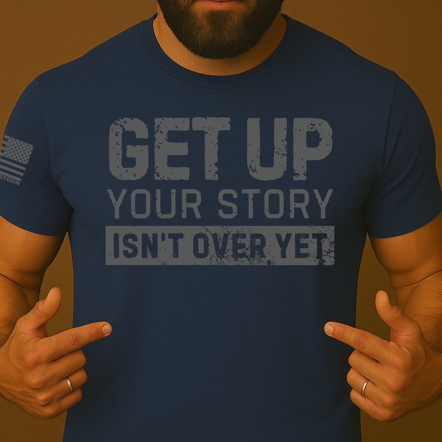 Get up Your Story Isn't Over Yet Gym Shirt