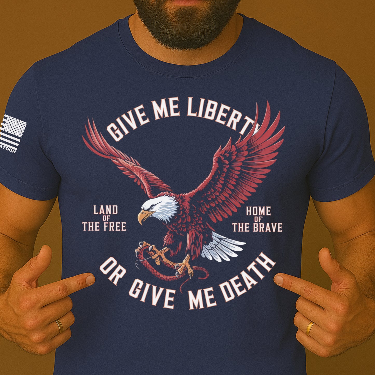 Give Me Liberty Or Give Me Death Patriot Shirt