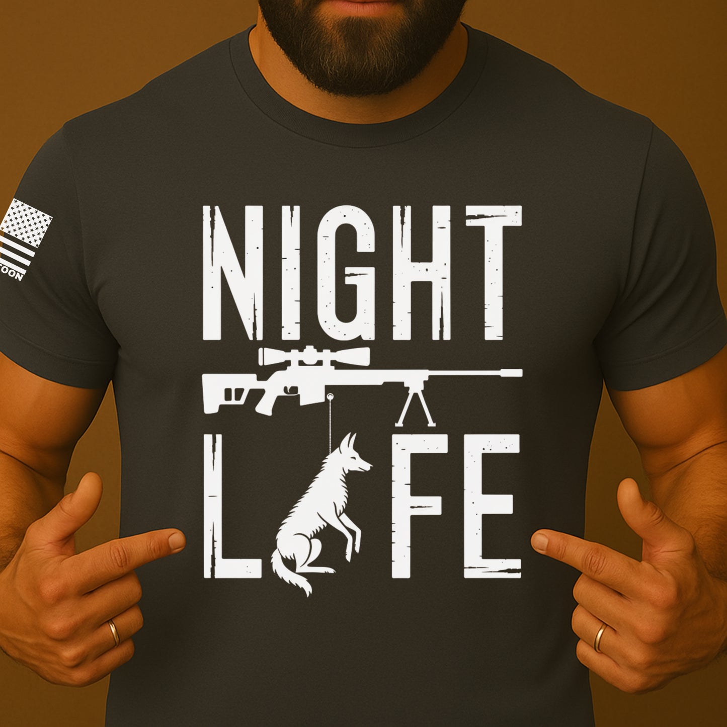 Night Life Coyote Hunting Shirt