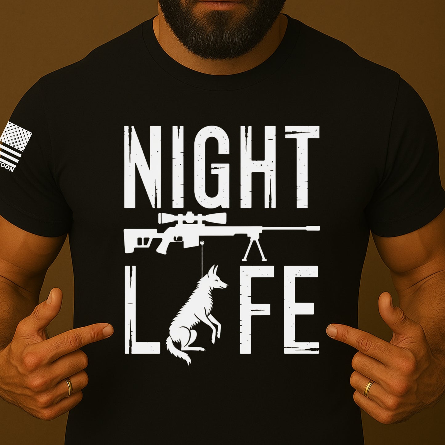 Night Life Coyote Hunting Shirt