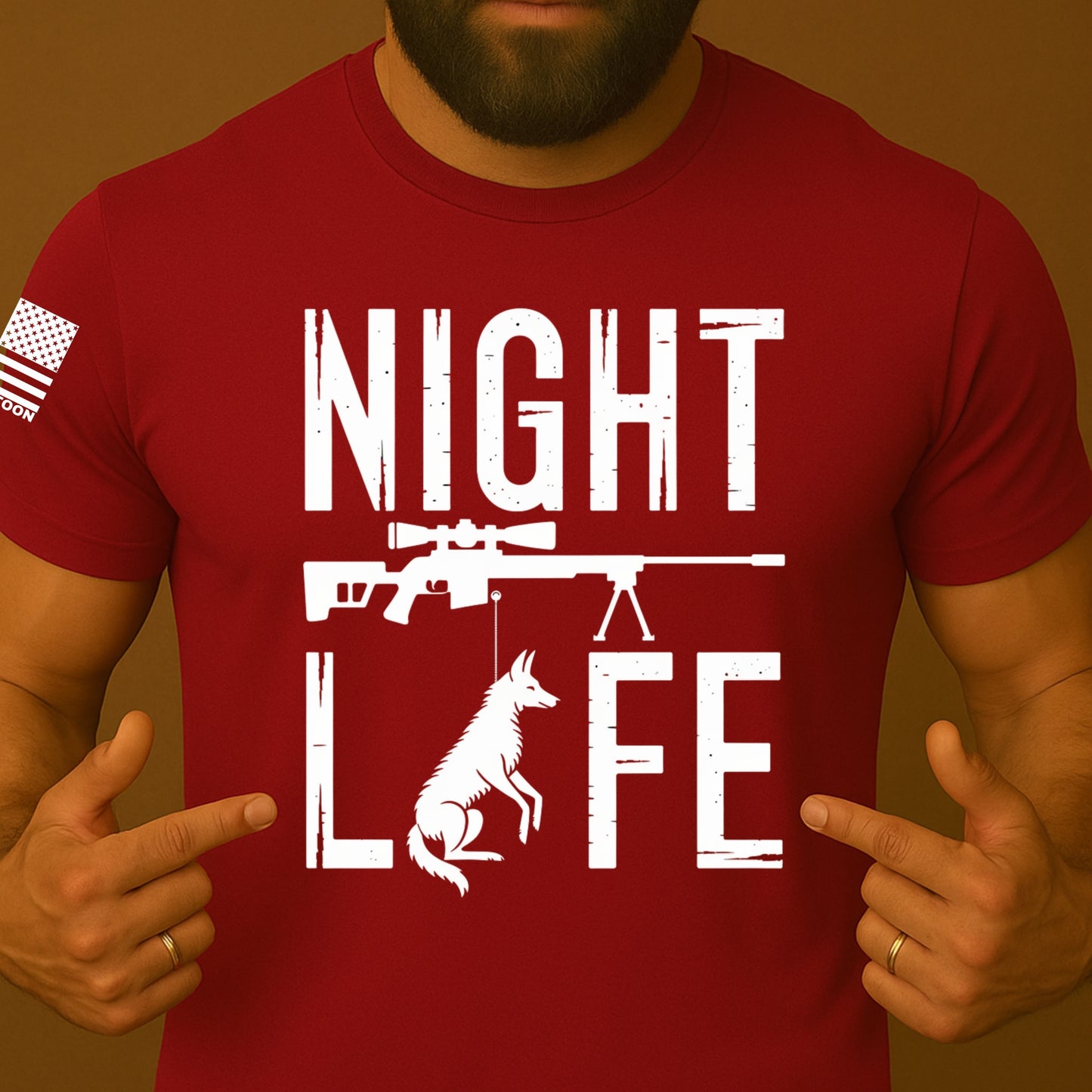 Night Life Coyote Hunting Shirt