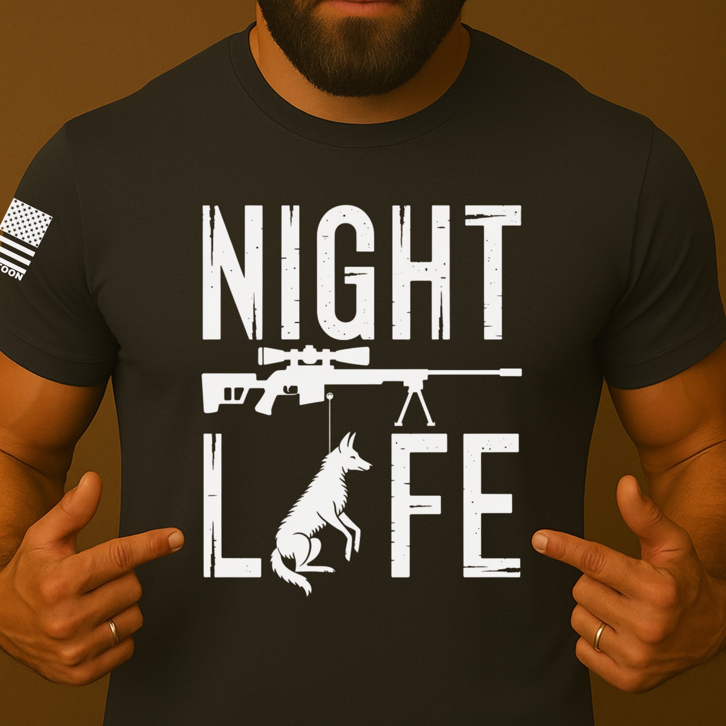 Night Life Coyote Hunting Shirt