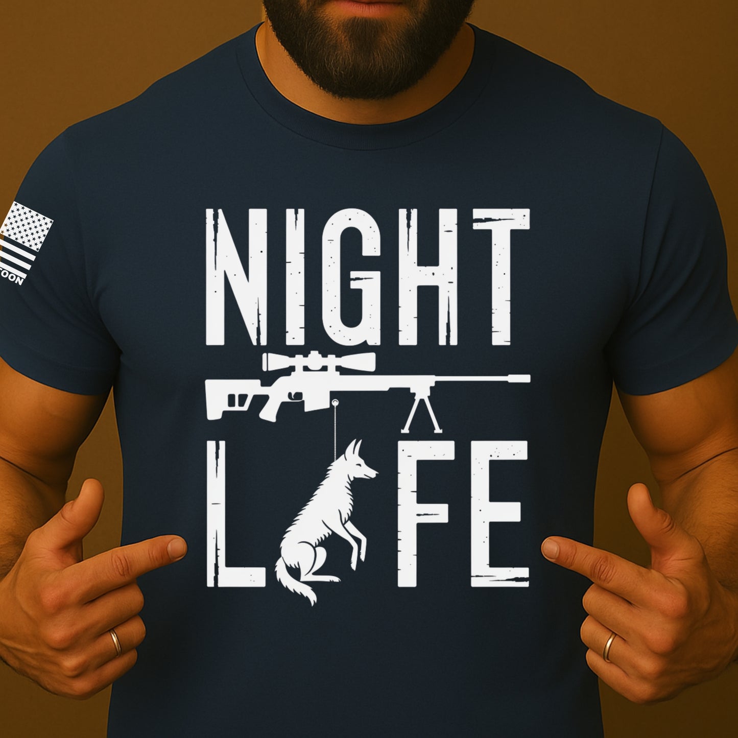 Night Life Coyote Hunting Shirt