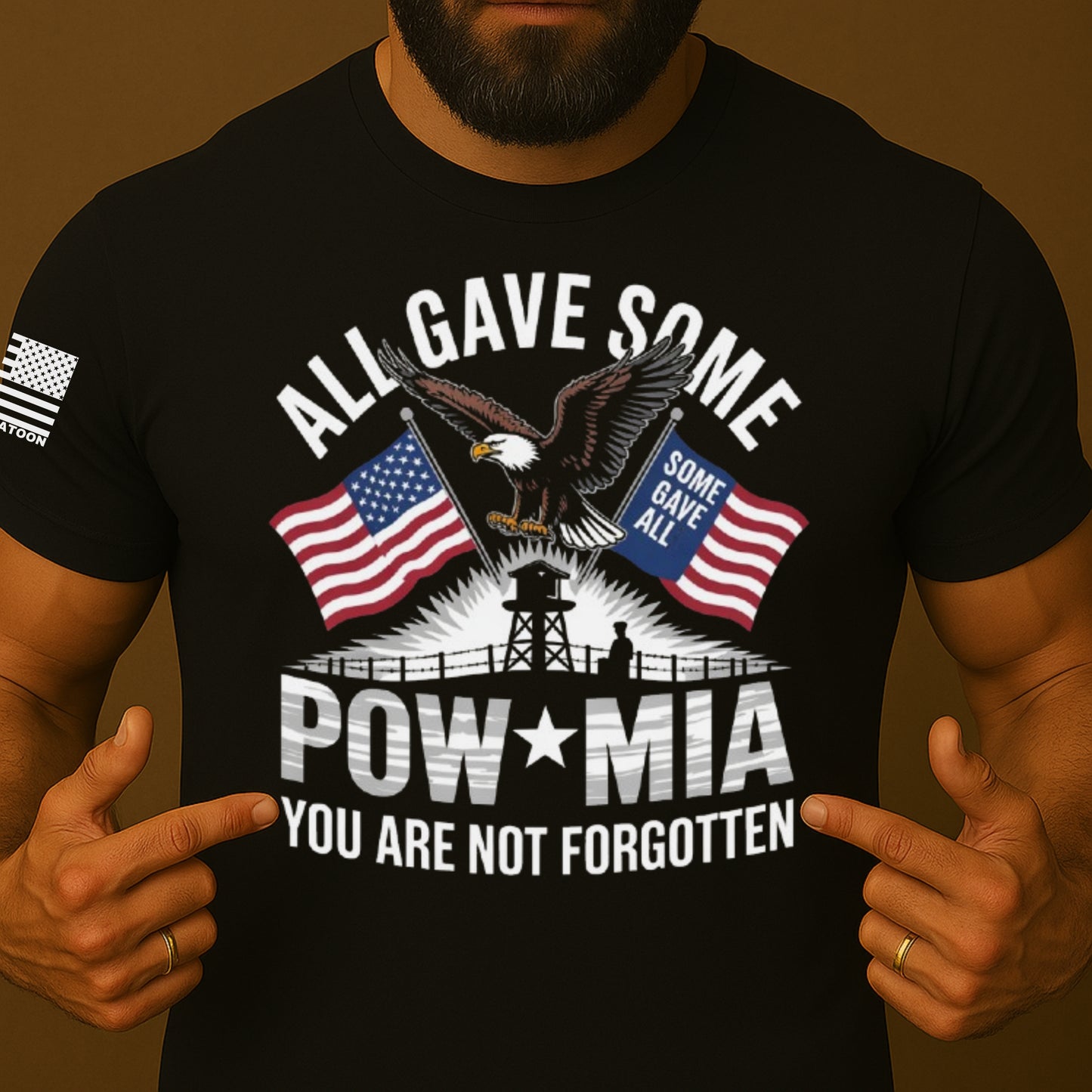 POW MIA You Are Not Forgotten Veteran T Shirt