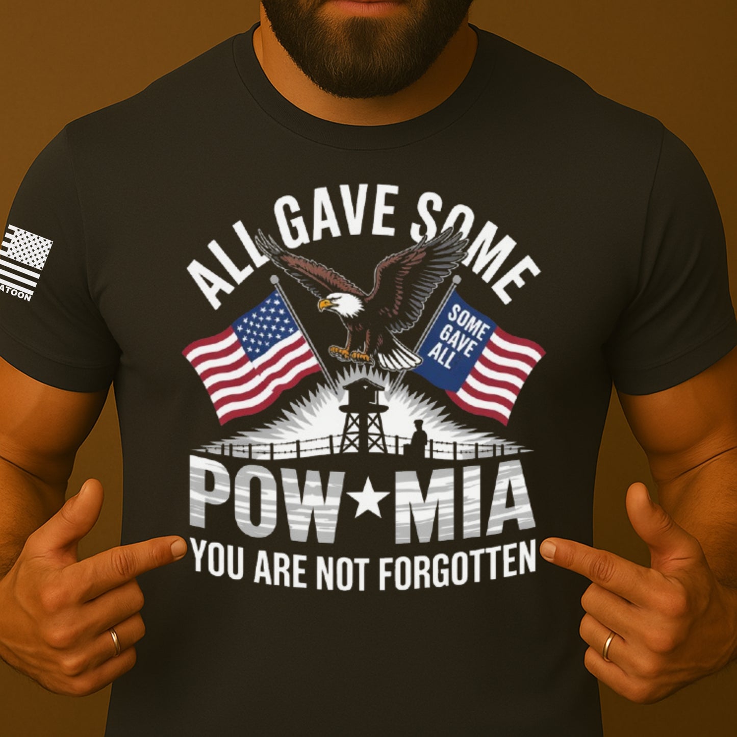 POW MIA You Are Not Forgotten Veteran T Shirt