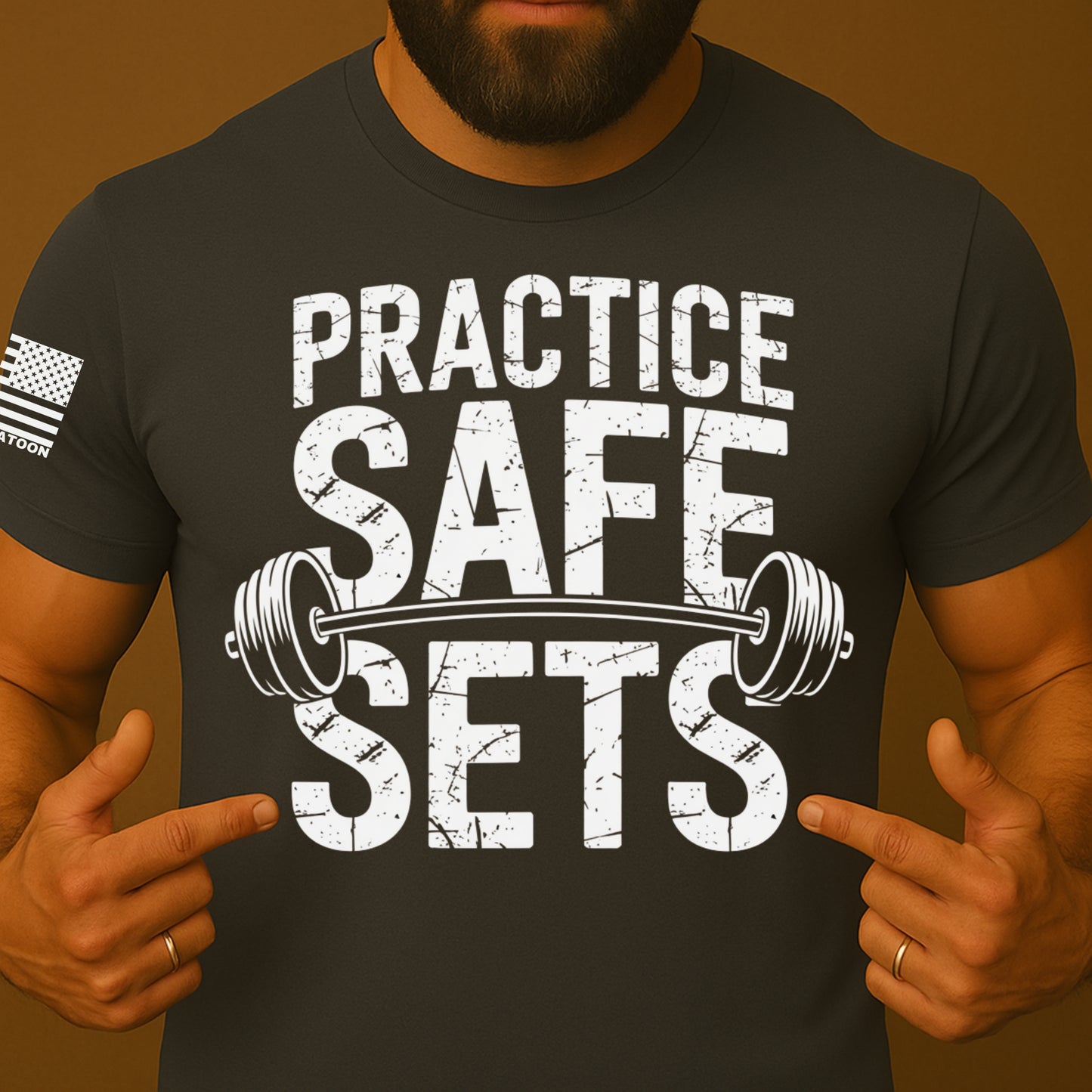 Practice Safe Sets Funny Gym Shirt