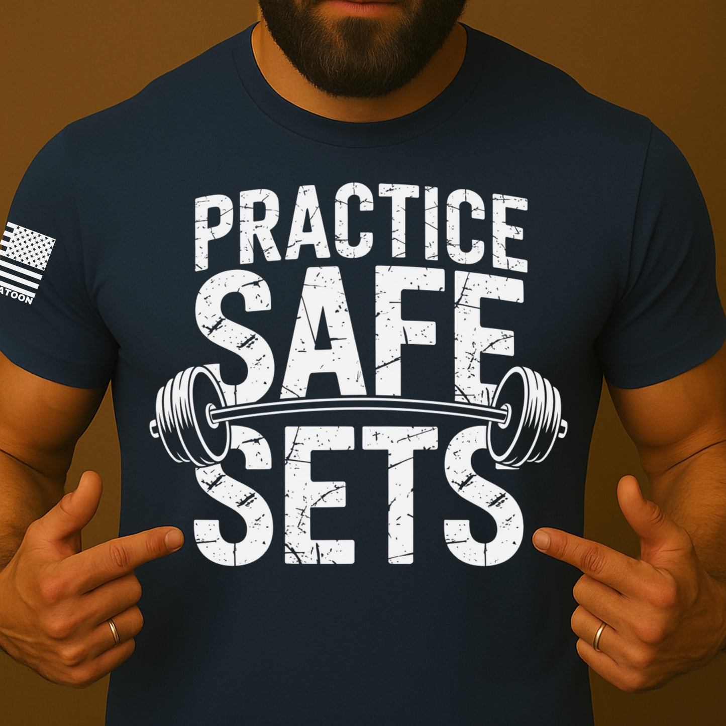 Practice Safe Sets Funny Gym Shirt