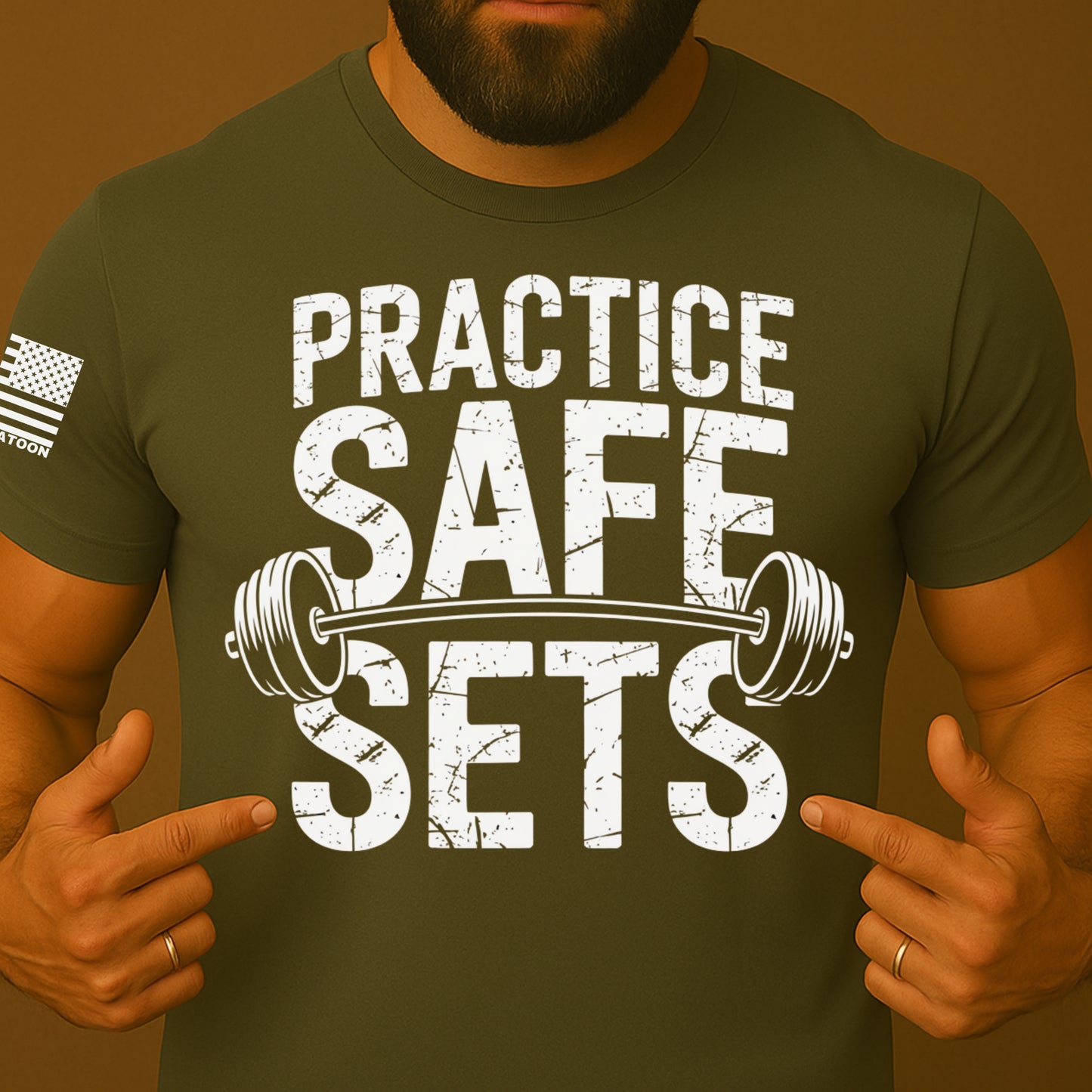 Practice Safe Sets Funny Gym Shirt