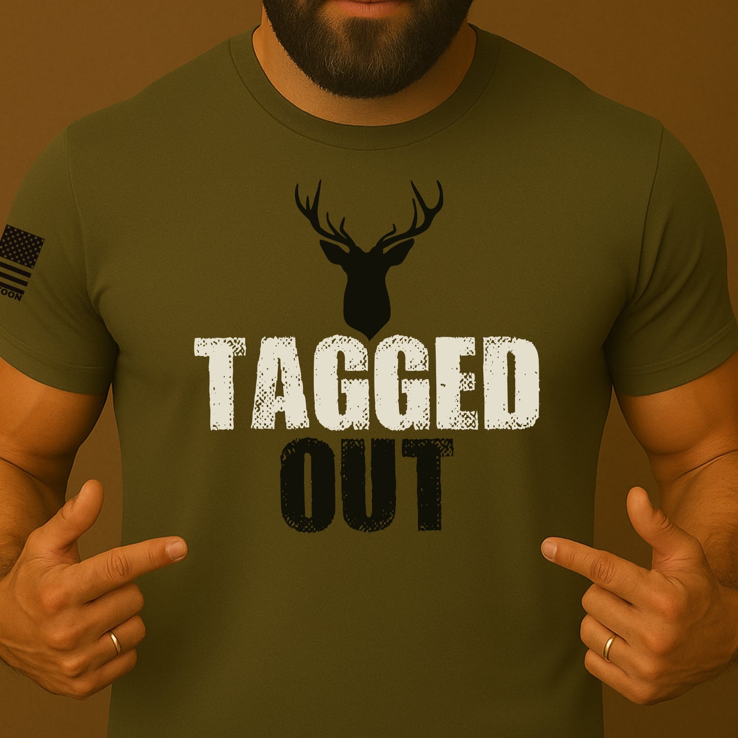 Tagged Out Deer Hunting T Shirt