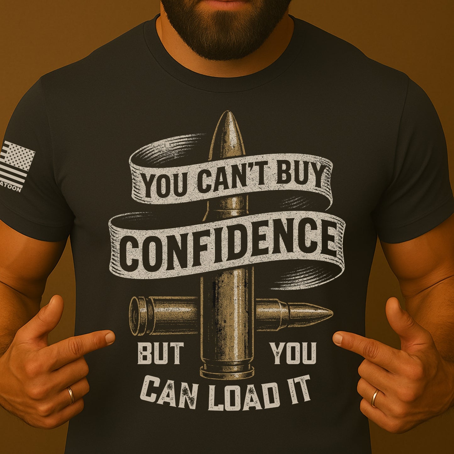 You Can't Buy Confidence But You Can Load It Funny Gun Shirt