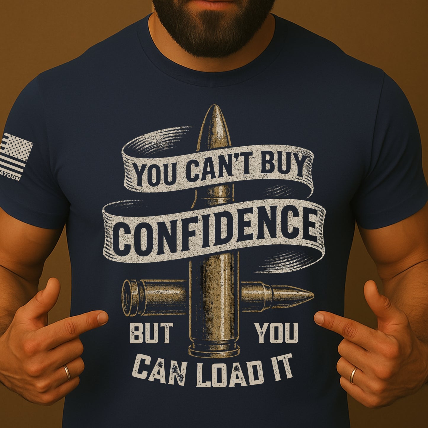 You Can't Buy Confidence But You Can Load It Funny Gun Shirt