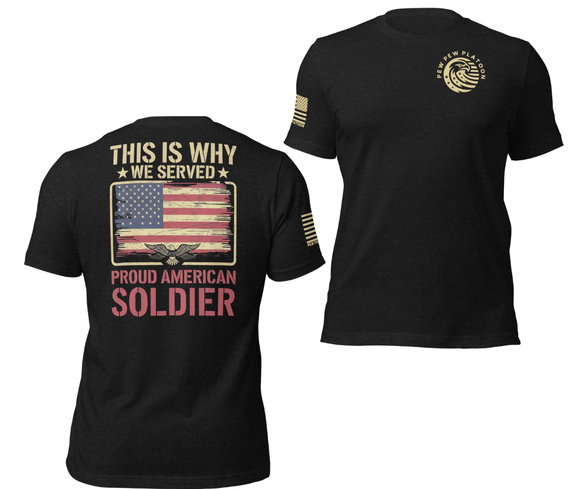 Proud American Soldier Veteran T-Shirt