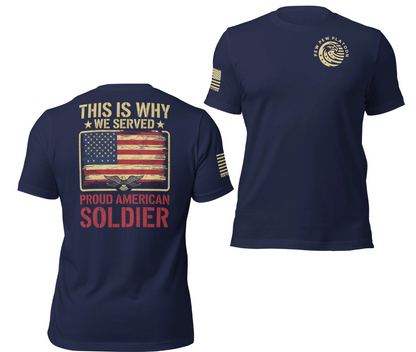 Proud American Soldier Veteran T-Shirt