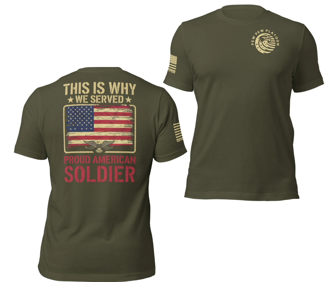 Proud American Soldier Veteran T-Shirt