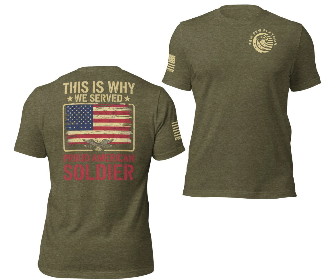 Proud American Soldier Veteran T-Shirt