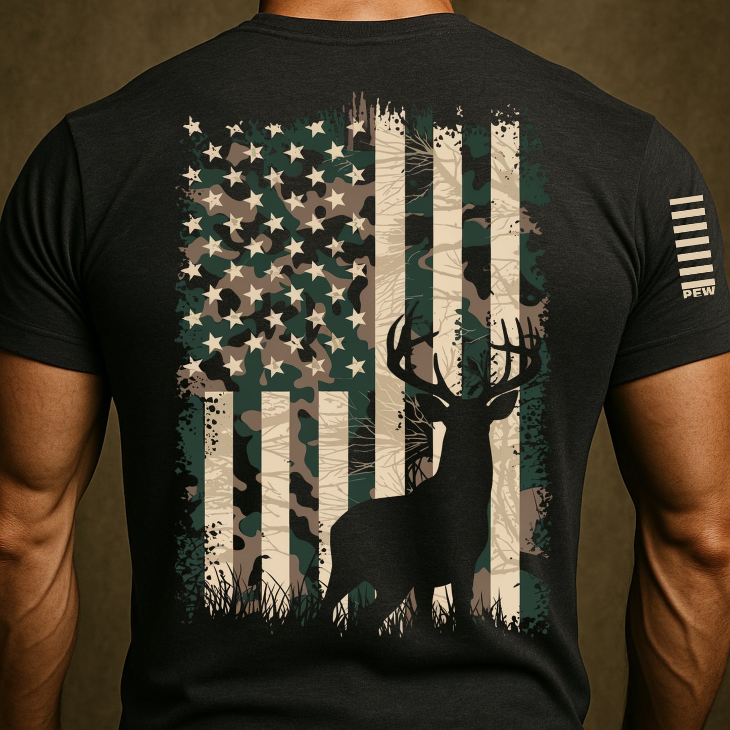 American Hunter US Flag Shirt