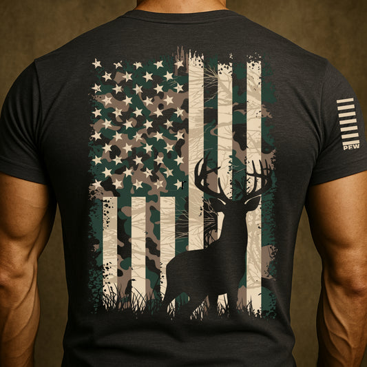 American Hunter US Flag Shirt