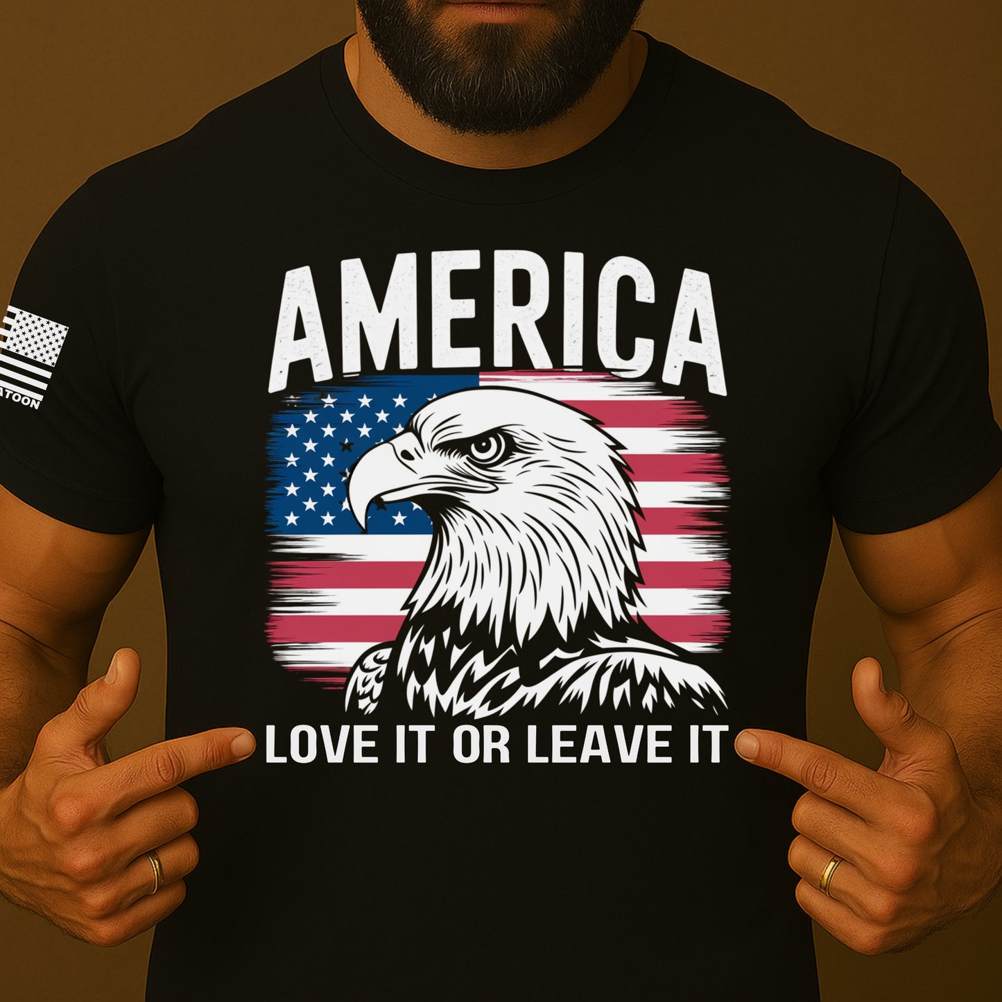 America Love it or Leave it Patriot Shirt