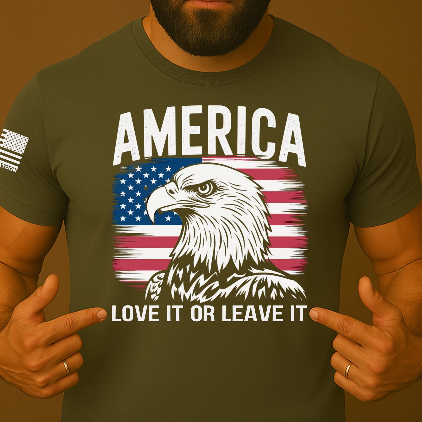 America Love it or Leave it Patriot Shirt