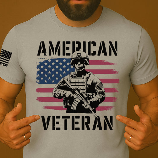 American Veteran US Flag Shirt