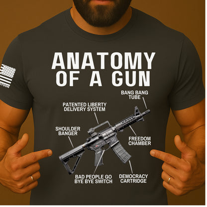 Anatomy of a Gun Funny shirt
