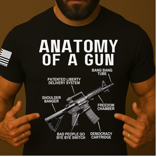 Anatomy of a Gun Funny shirt