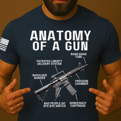 Anatomy of a Gun Funny shirt