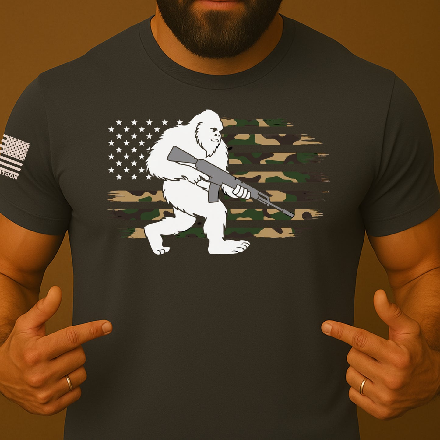 Bigfoot, Bigger Gun 2A Shirt