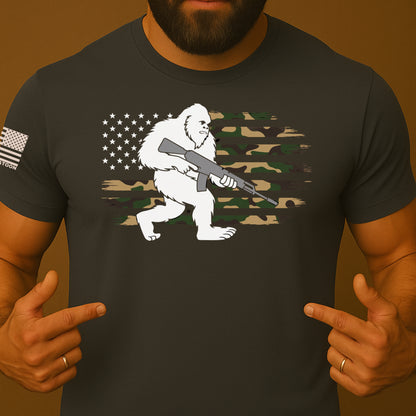 Bigfoot, Bigger Gun 2A Shirt