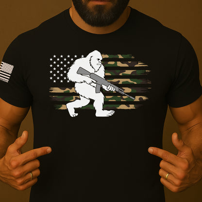 Bigfoot, Bigger Gun 2A Shirt