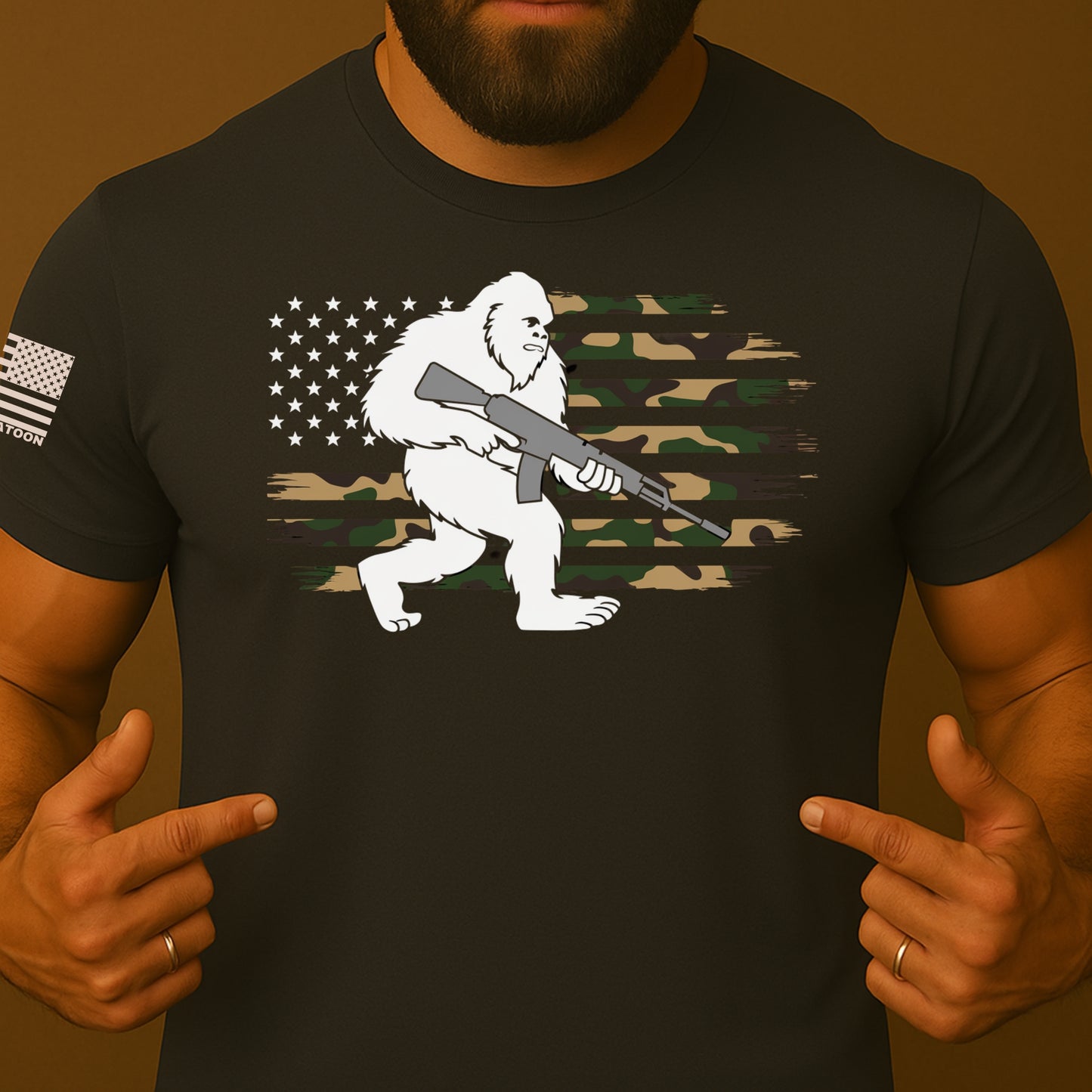 Bigfoot, Bigger Gun 2A Shirt