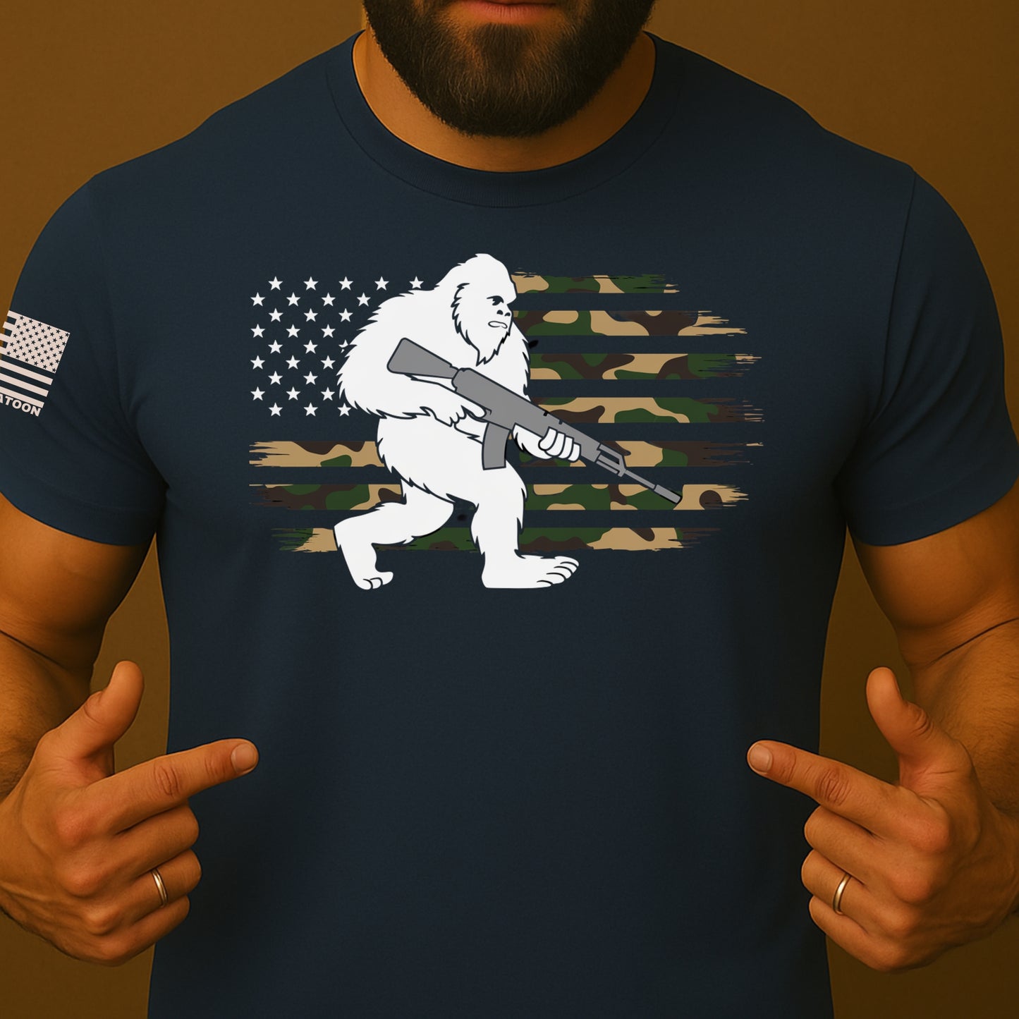 Bigfoot, Bigger Gun 2A Shirt