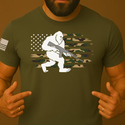 Bigfoot, Bigger Gun 2A Shirt