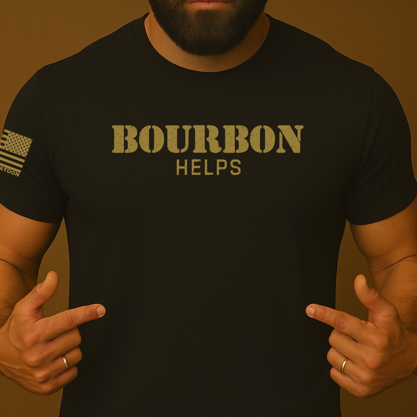 Bourbon Helps Funny Shirt
