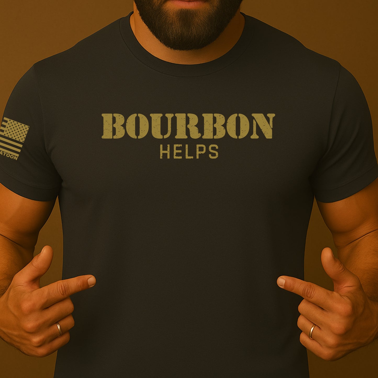 Bourbon Helps Funny Shirt
