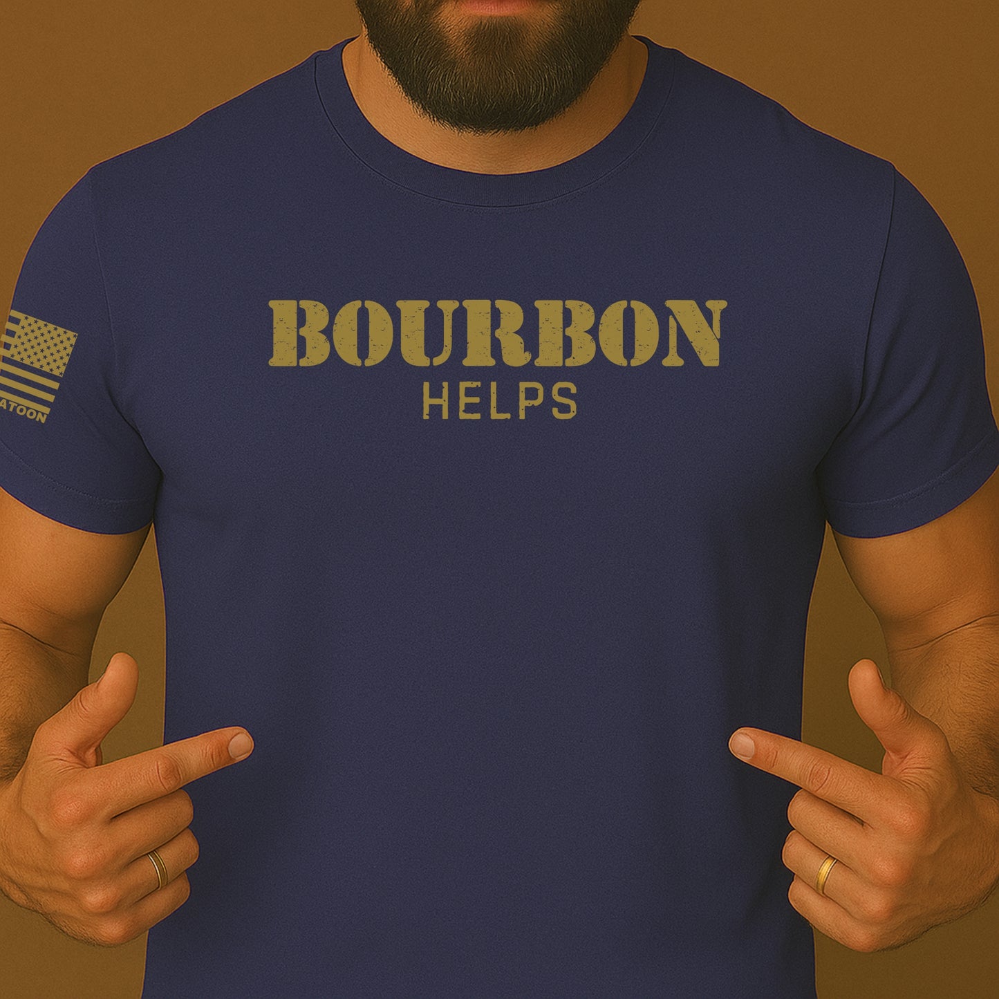 Bourbon Helps Funny Shirt