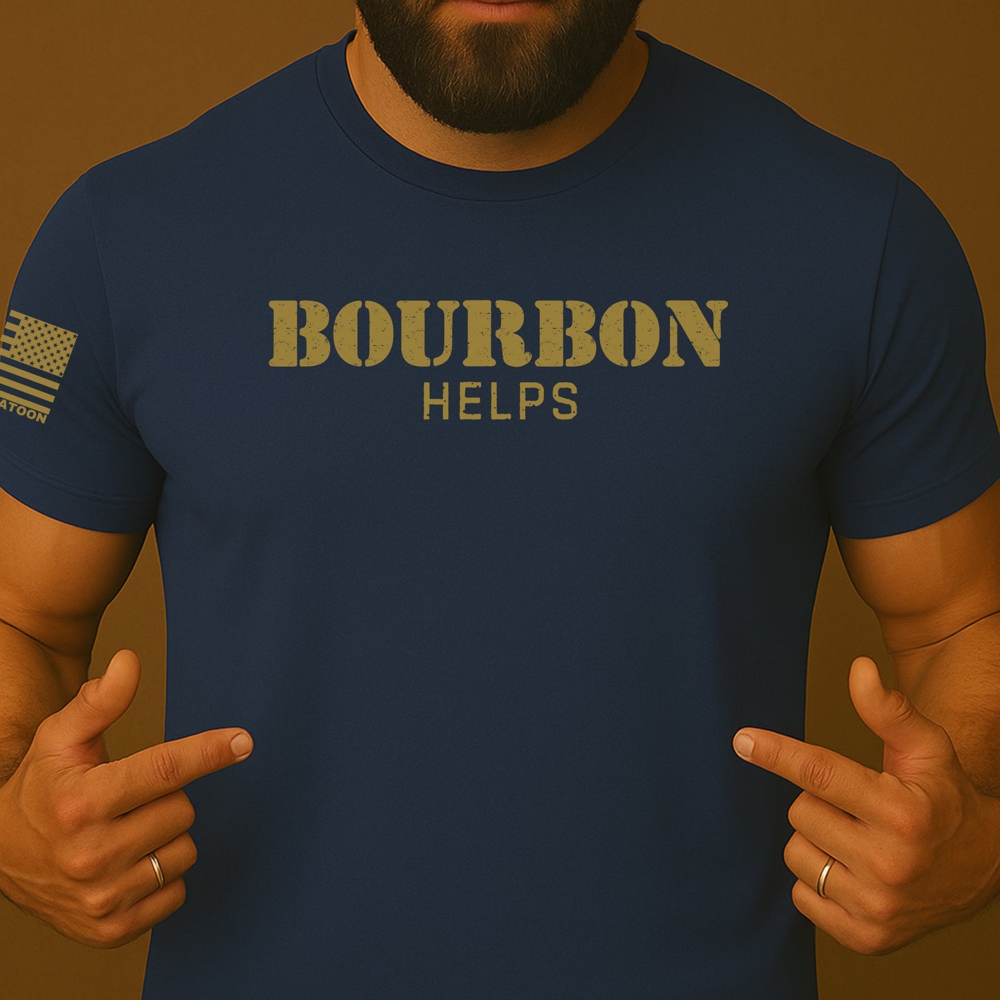 Bourbon Helps Funny Shirt