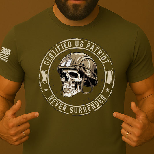 Certified U.S. Patriot Veteran Shirt